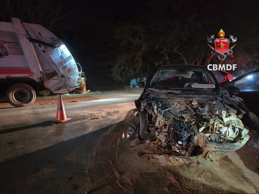 Acidente na DF-440 deixa uma ferida em Sobradinho
