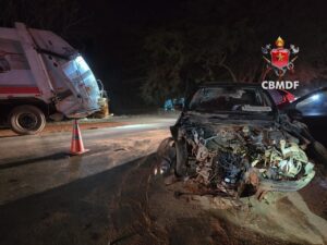 Acidente na DF-440 deixa uma ferida em Sobradinho