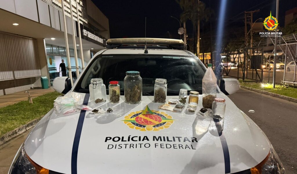 Cheiro forte de maconha leva PMDF a prender traficante em Ceilândia