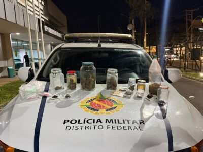 Cheiro forte de maconha leva PMDF a prender traficante em Ceilândia
