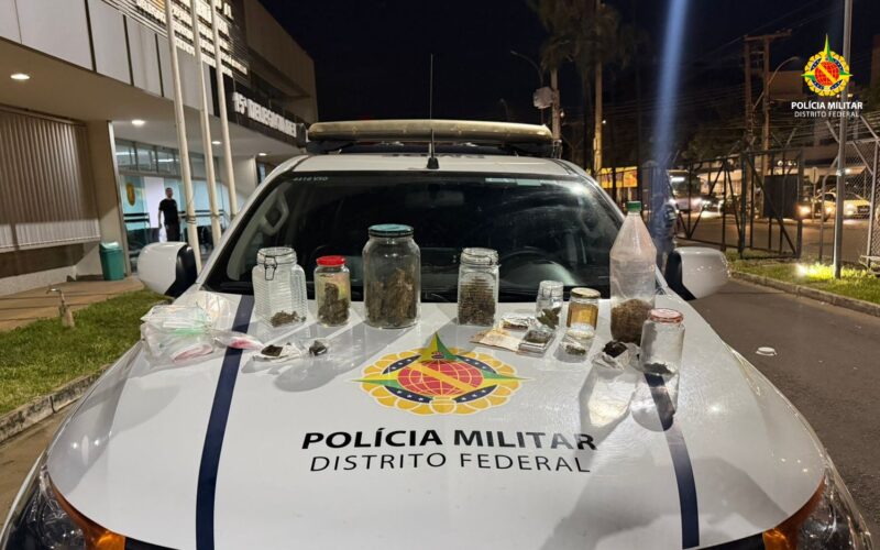 Cheiro forte de maconha leva PMDF a prender traficante em Ceilândia