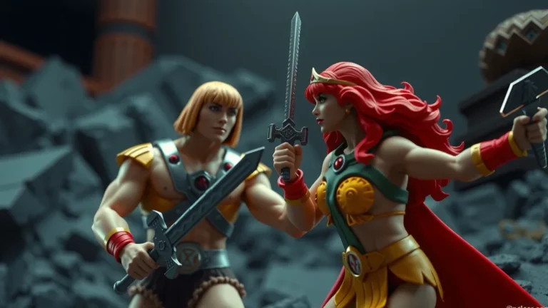 A conexão entre He-Man e She-Ra como irmãos gêmeos de Eternia