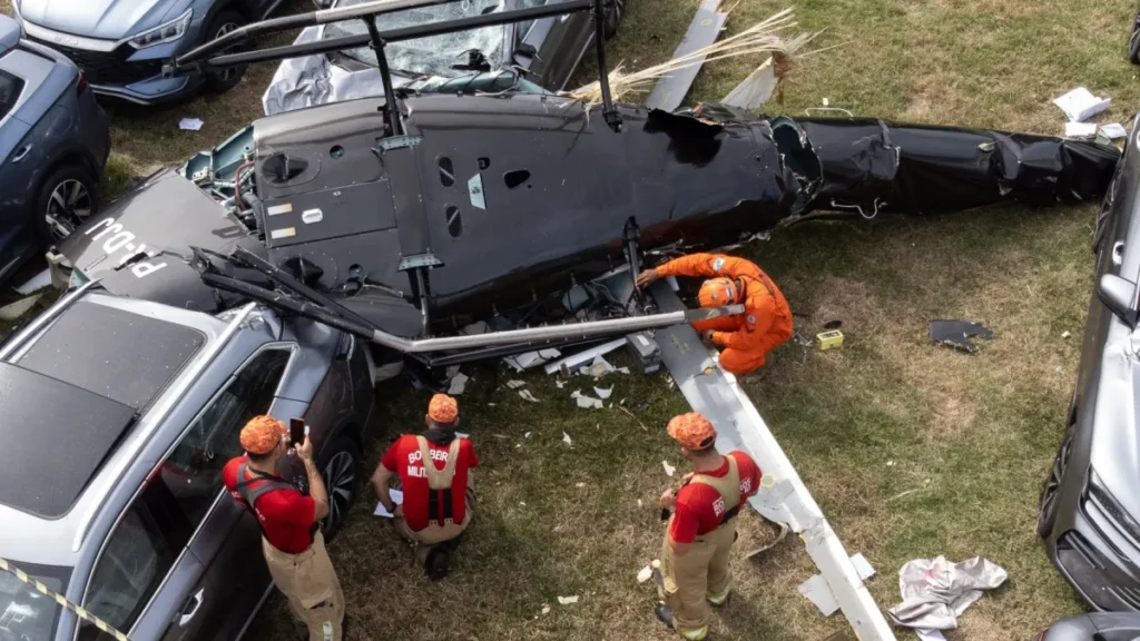 Colisão no Rio: helicópteros voavam por observação visual