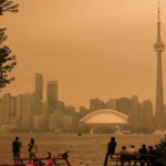 Fumaça de incêndios no Canadá cobre EUA e prejudica qualidade do ar