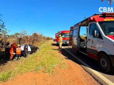 Mulher morre em acidente na DF-190